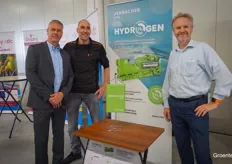 Marco Graaf, Bart Reedijk en Jaap de Groot vertelden op het duurzaamheidsplein meer over de Jenbacher oplossingen waarmee zelfs waterstof als energie-oplossing binnen handbereik komt