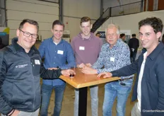 René Beerkens (Hoogendoorn), Tim Engelman, Daan Vereijken, Ted Vereijken en Stefan Lammers (Vereijken Kwekerijen)