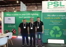 Matt Desmond, Les Round en Daniel Lee van PSL Printed Systems brachten hun LED lampen mee uit het Verenigd Koninkrijk
