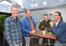 Gert-Jan van Staalduinen (Logiqs), Gert, Arjan en Dick van de Pligt (Pligt Professionals)