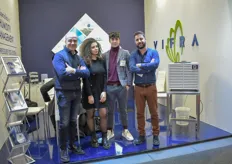 Vincenzo Russo, Gaia Renna, Stefano Liporace van Vifra, leverancier van hogedrukmistsystemen