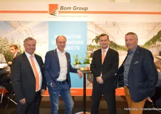 Lodewijk Wardenburg (Bom Group), Will Roest (Snelder), John Meijer (Bom Groep) en Leo van Veen (Snelder)