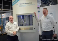 Bij Priva wordt de nieuwe Compact CC getoond door Jan Vos & Peter Koneman