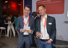 Nico Bikker (Berg Hortimotive) en Bart van Ruijven (Royal Brinkman)