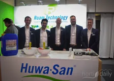 Het team van Roam Technology heeft in het begin van het jaar een vol schema om de Huwa-San producten, gebaseerd op gestabiliseerd waterstofperoxide, aan veel geinteresseerden te laten zien