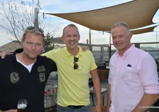 Gerard Koolen (Havecon), Barry Roessen (Holland Scherming) en Martin Huisman (Huisman)