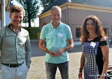 Hans van Herk (Propagation Solutions), Erik Heijs (Beekenkamp Plants) en Harriette Rademakers (Grodan)