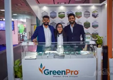 Het team van GreenPro had een goede show aangezien de vraag naar hun producten groot is.