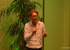 Dirk Aleven van FoodVentures was de eerste keynotespreker